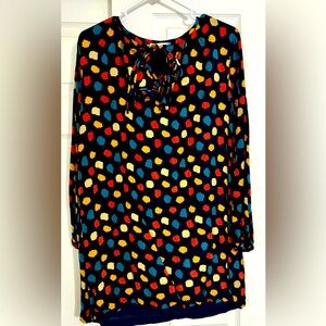Fun dot blue dress